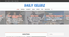 Desktop Screenshot of dailycelebz.com